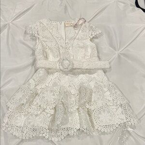 NWT Marlow White Lace Formal Kids Dress size 2/3 years